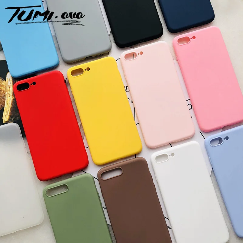 Мягкий силиконовый чехол для iPhone 11 Pro XS Max XR X чехлы телефонов из ТПУ 5 5S SE 6 6S 7 8 Plus