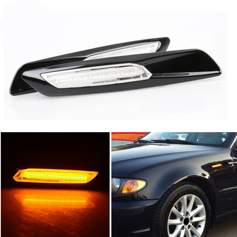 Автомобильные поворотные сигнальные огни Светодиодный индикатор поворота мигающая лампа сигнальная лампа боковой маркер для BMW E90 E91 E92 E93 E60 E87 E82 E46