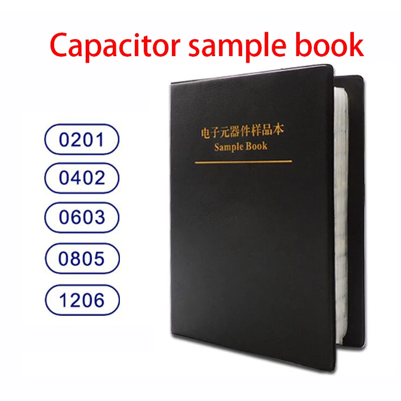 950PCS 2550PCS 4500PCS 0201 0402 0603 0805 1206 Capacitor sample book