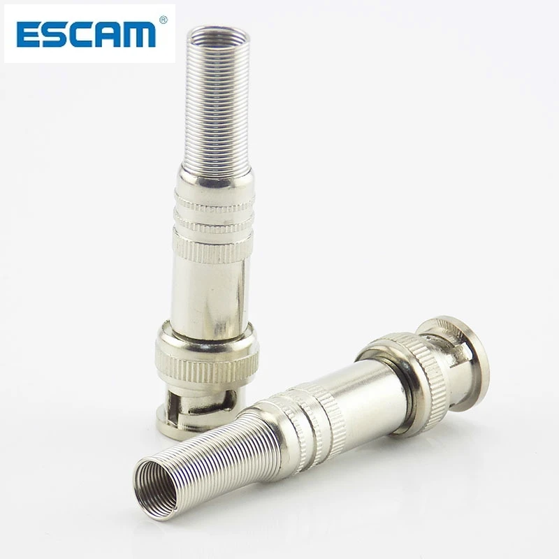 Разъем BNC коаксиальный RG59 Twist Spring Adapter Twist-on Male аксессуары для CCTV камеры комплект