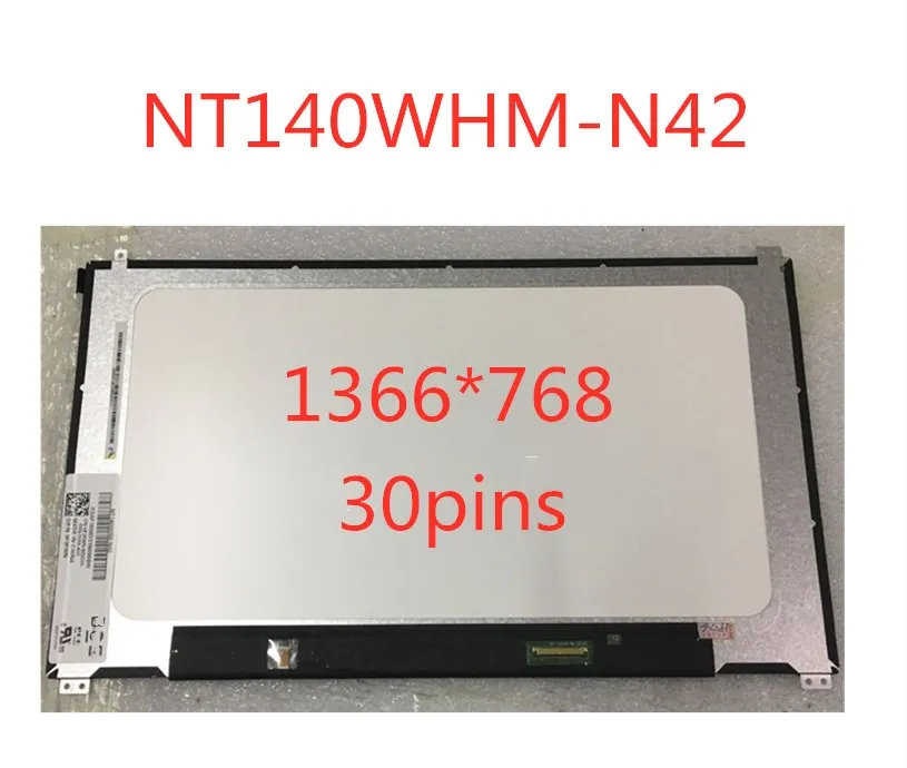 Для Dell Latitude 7490 ЖК-экран NT140WHM-N42 NT140WHM N42 1366X768 14,0 дюймов 30 контактов