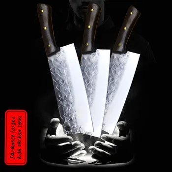 

DEHONG 7.6-inch Japanese forged high carbon steel slicer kitchen knife edge edge meat cutter household kitchen knife