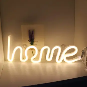 

Prosperveil Creative Neon Light Sign Rainbow Bedroom Wall Lamp LED USB Battery Operated Marquee Signs Lightin Party Decor