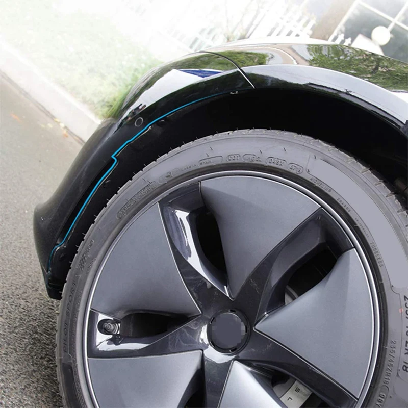 Утеплитель для шин, хлопок, подгонянный для Tesla, модель 3, переднее колесо автомобиля, звукоизоляционный хлопковый коврик, звукоизоляционный защитный коврик(черный), 2 шт