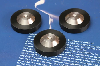 

4PCS 39x11mm Stainless Graphite Speaker AMP Isolation Spike Feet Mat Floor Base Pad For Turntable CD DAC Radio Cabinet