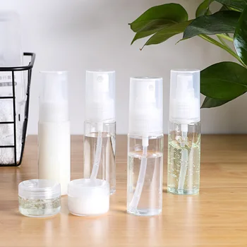 

10 Pcs/set Empty Travel Lotion Spray Bottle Makeup Cosmetic Toiletries Leak Proof Container