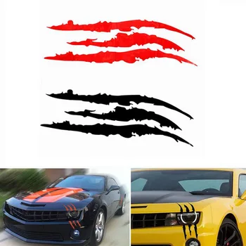 

Reflective Monster Scratch Stripe Claw Car Stickers Funny Car Sticker Car Auto Headlight Decoration Art Design Vinyl Decal