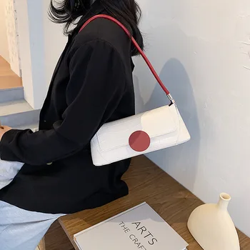 

New stone pattern small bag women 2020 new Korean version underarm baguette bag ladies western style portable small square bag