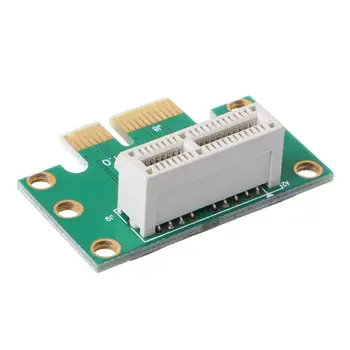 

PCI-E PCI Express X1 Adapter Riser Card PCI E PCIE X1 to X1 Slot Converter Card 90 Degree for 1U Server Chassis