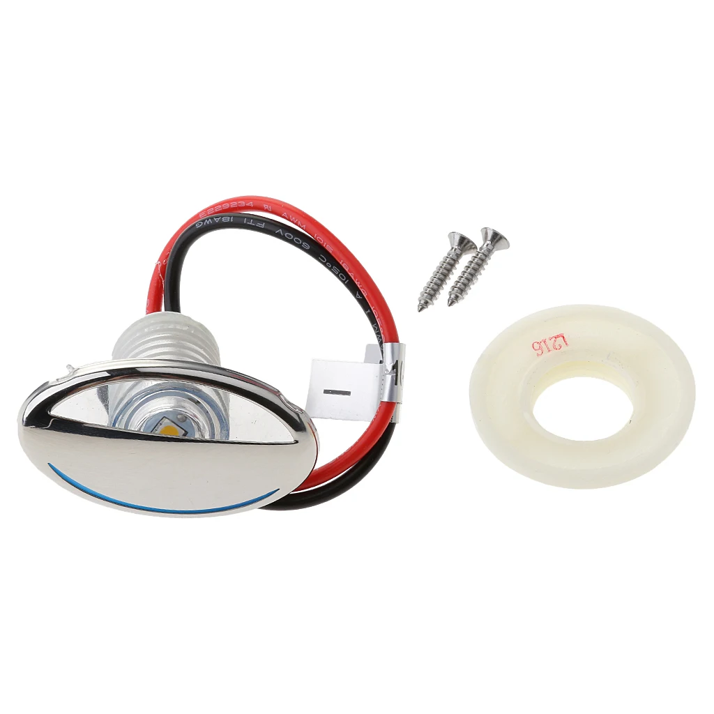 Лодка LED вниз вежливое освещение Акцент нержавеющей ободок с прозрачными