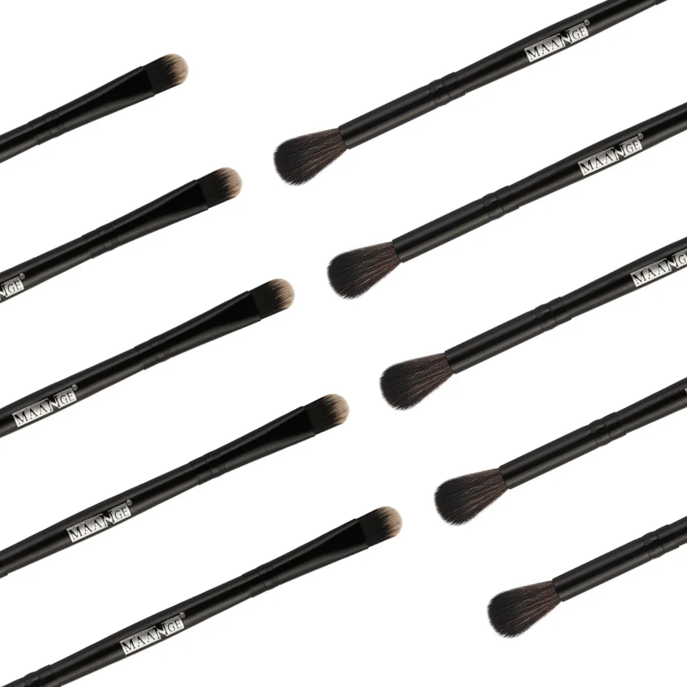 Hot Selling MAANGE Double Head Eye Shadow Makeup Brush Cosmetic Tool Gift for Women Eyeshadow Brushes Wholesale Hot Selling MAANGE Double Head Eye Shadow Makeup Brush Cosmetic Tool Gift for Women Eyeshadow Brushes Wholesale
