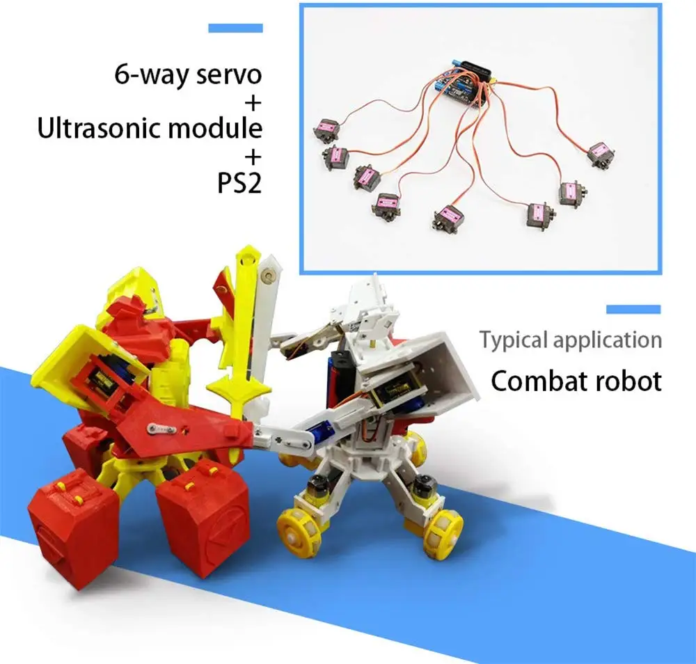 Плата драйвера двигателя TB6612FNG V3.0 с PSX2, IR Recriver, совместимый Adafruit для Arduino R3, поддержка 8 сервомоторов