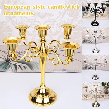 

Newly Candle Holder European Style Candle Stick Candelabra Wedding Candlestick Holders Home Decor Wedding