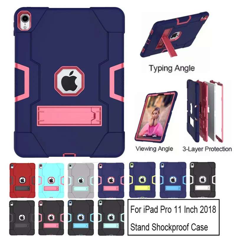 Чехол для iPad Pro 11 2018 ударопрочный грязеотталкивающий Снежный песочный