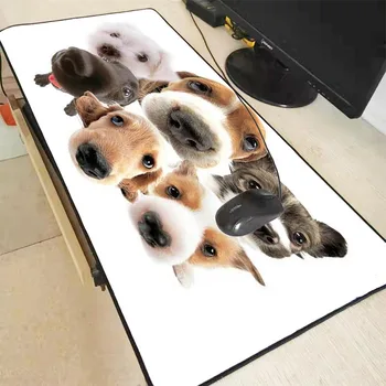 

Mairuige Dog Head Animal Large Gaming Mouse Pad Lock edge Mouse Mat for Laptop Computer Keyboard Pad Desk Pad for Dota Mousepad