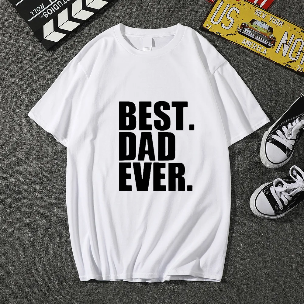

t shirt men t shirt tshirt streetwear stranger things 2019 Fashion Short Summer Printed Shirts Gift For Dad Best Dad Ever Tee