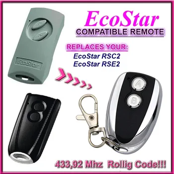 

ECOSTAR RSE2 RSC2 433MHz rolling code remote control Ecostar remotes With Battery