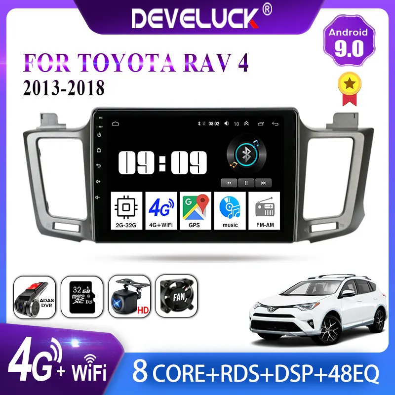 

2 din Android car radio multimedia video player For Toyota RAV4 RAV 4 2005-2013 2014-2018 2din audio stereo DVD GPS navigation