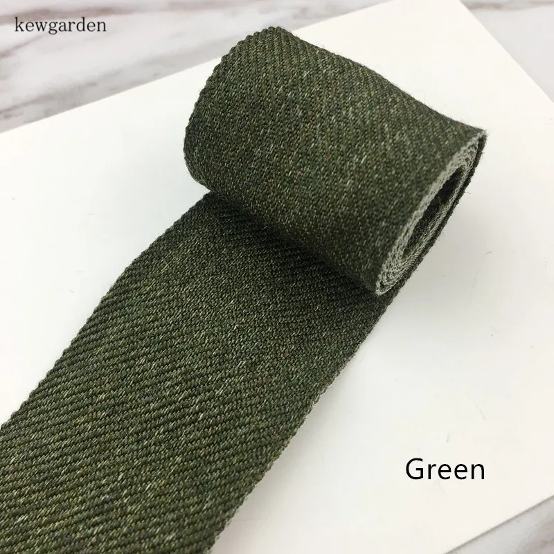 Kewgarden DIY лук аксессуары для одежды 1," 1" 25 мм 38 мм Twill полиэстер хлопок шерсть RibbonsHandmade ленты тесьма 10 ярдов