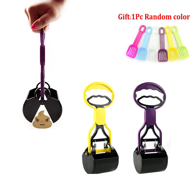 Portátil para mascotas perro mango largo utensilio para recoger excrementos de gato trasero limpio recoger recolector de desechos animales al aire libre Herramientas de limpieza accesorios para perros