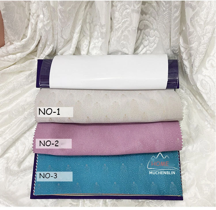 Free return High-quality Modern beautiful European Style Luxury Blue Blackout Curtains for  Living Room Bedroom customize