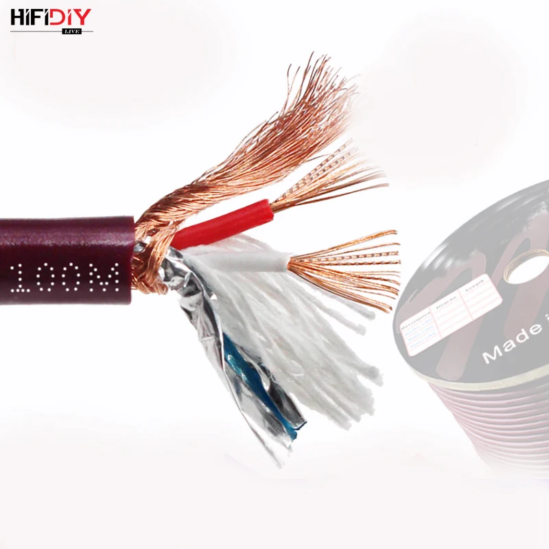 HIFIDIY LIVE Speakers loudspeaker Wire Cable Audio line DIY Fancier OFC Pure Oxygen-Free Copper 1.5 2.5 4.0 square*2 Core | Электроника