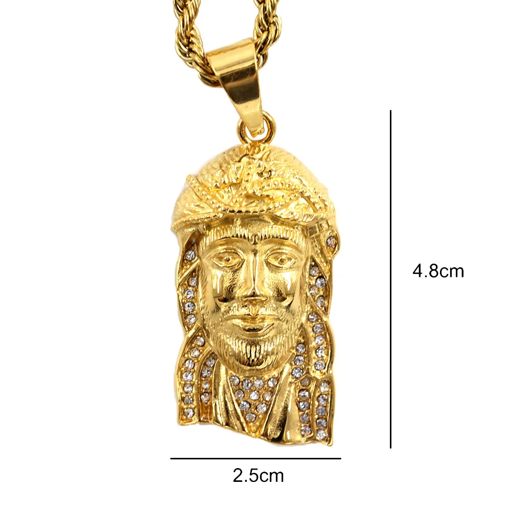 Jesus Necklace Women Christ Pendant 