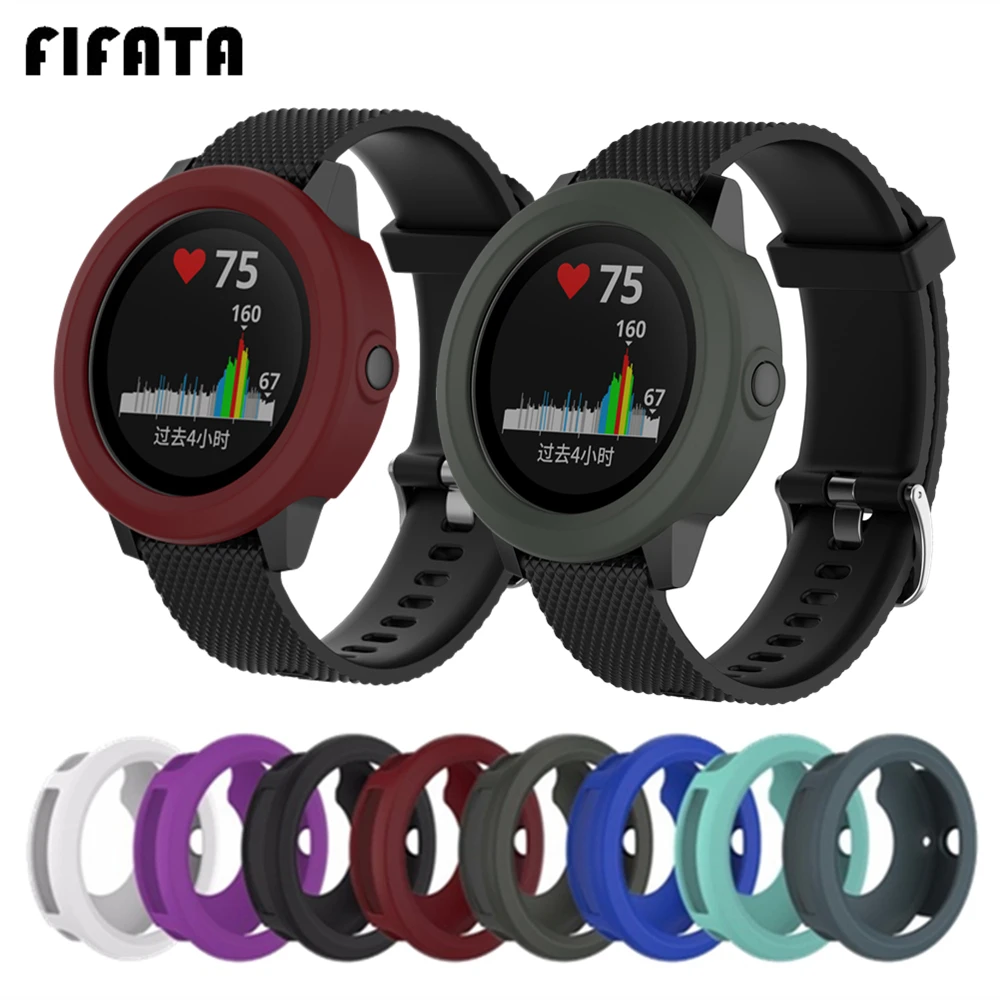 FIFATA Silicone Cover For Garmin Vivoactive 3 Samrt Watch Case Soft TPU Protective Shell Vivoactive3 Protector Frame | Электроника