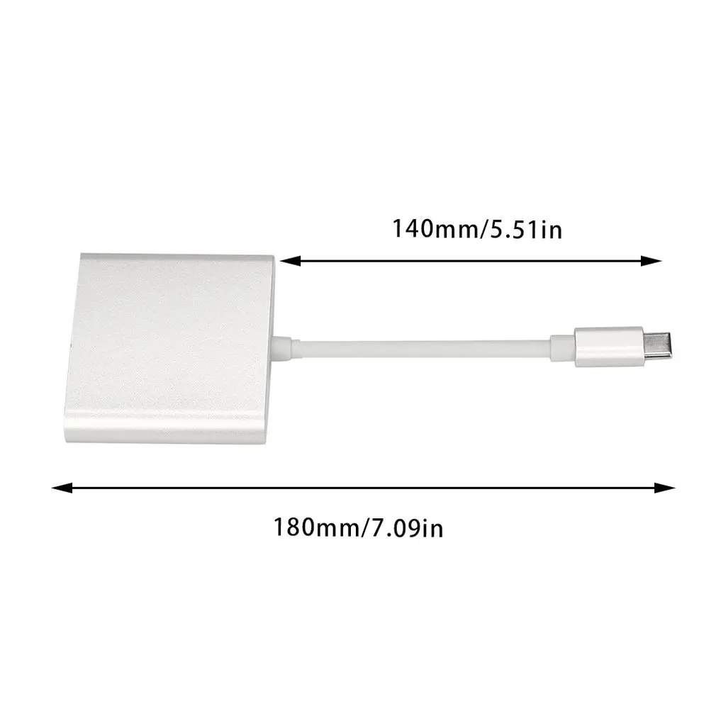 Новинка адаптер USB 3 1 Type C HDMI 0 типа удлинитель HD 4K для Macbook Air 12 конвертер оптовая