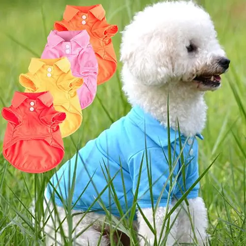 Милая футболка для питомца щенка маленькая собака кошка одежда домашних