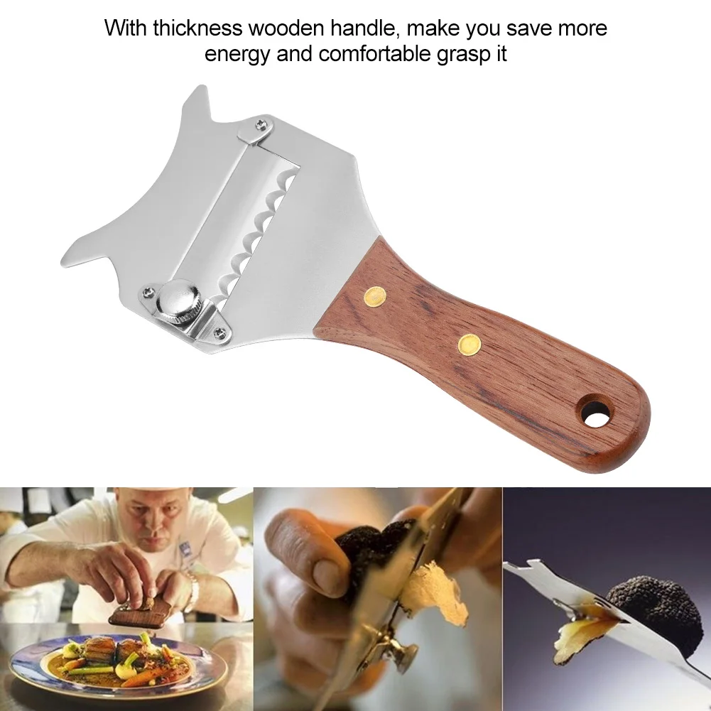 Прочный бритвенный инструмент кухонный нож для трюфеля Терка резак из нержавеющей стали сырный шоколад овощи регулируемый