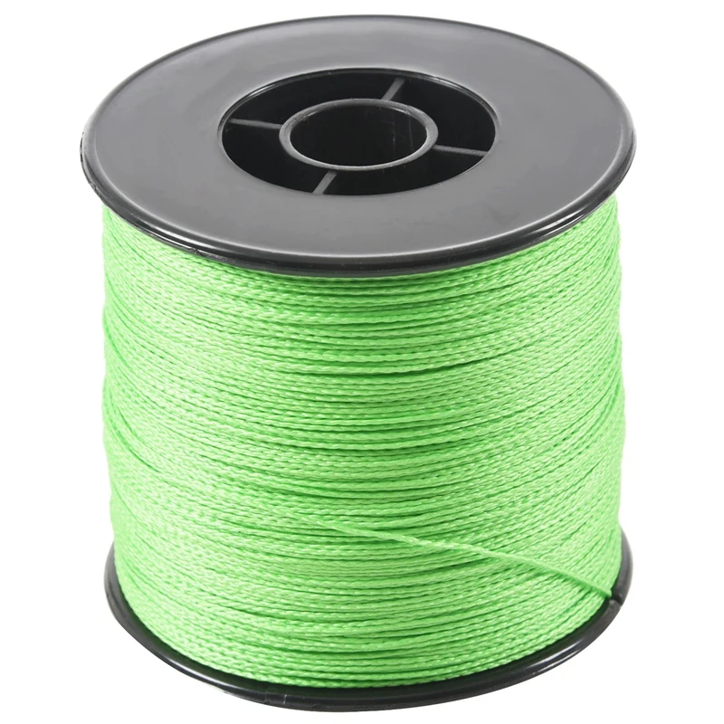 Green 500 м 100LB 0,5 мм супер сильная плетеная леска PE 4 нити - Цвет: Green