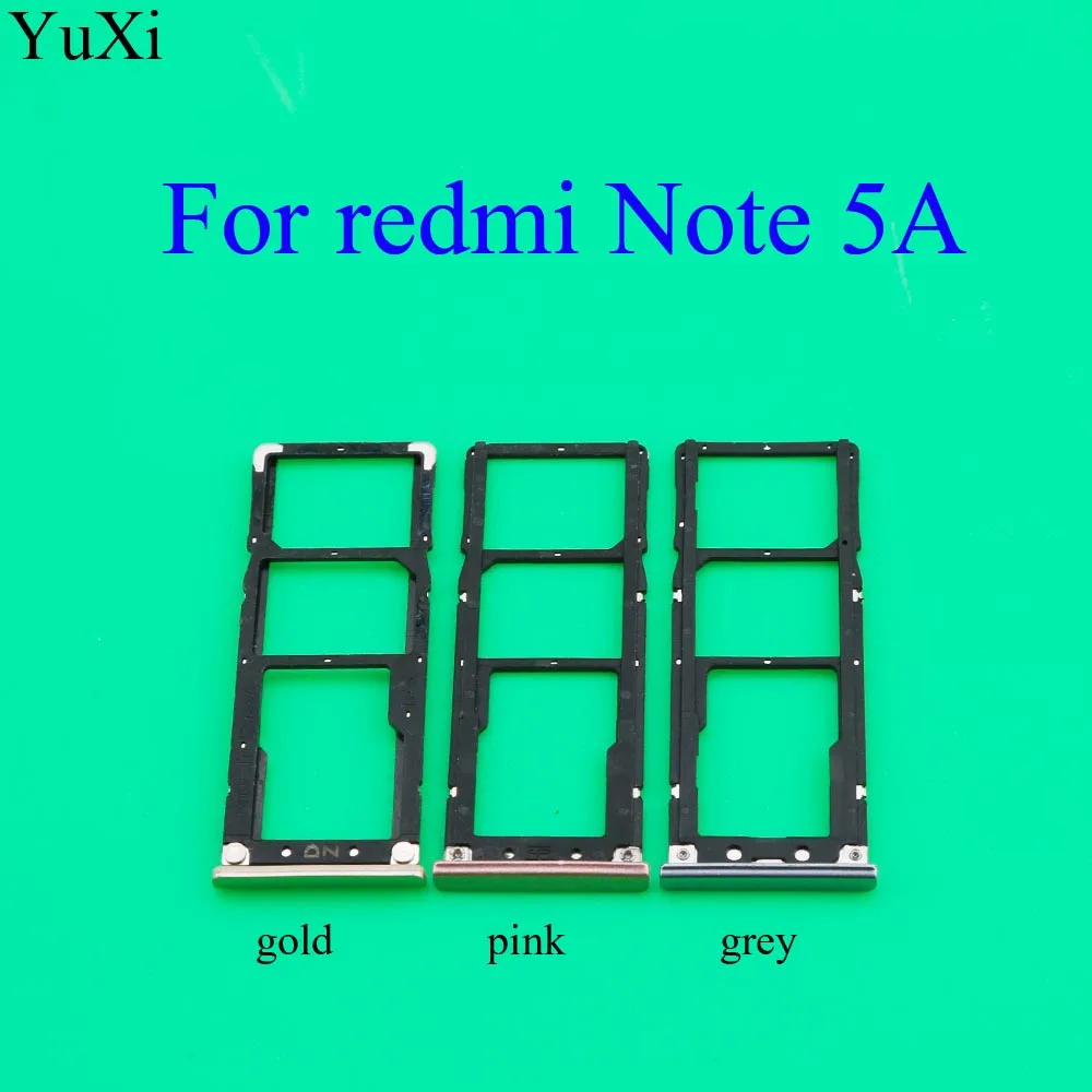 YuXi держатель sim-карты лоток Слот для карт Xiaomi Redmi Note 5 Note 5A запасные части