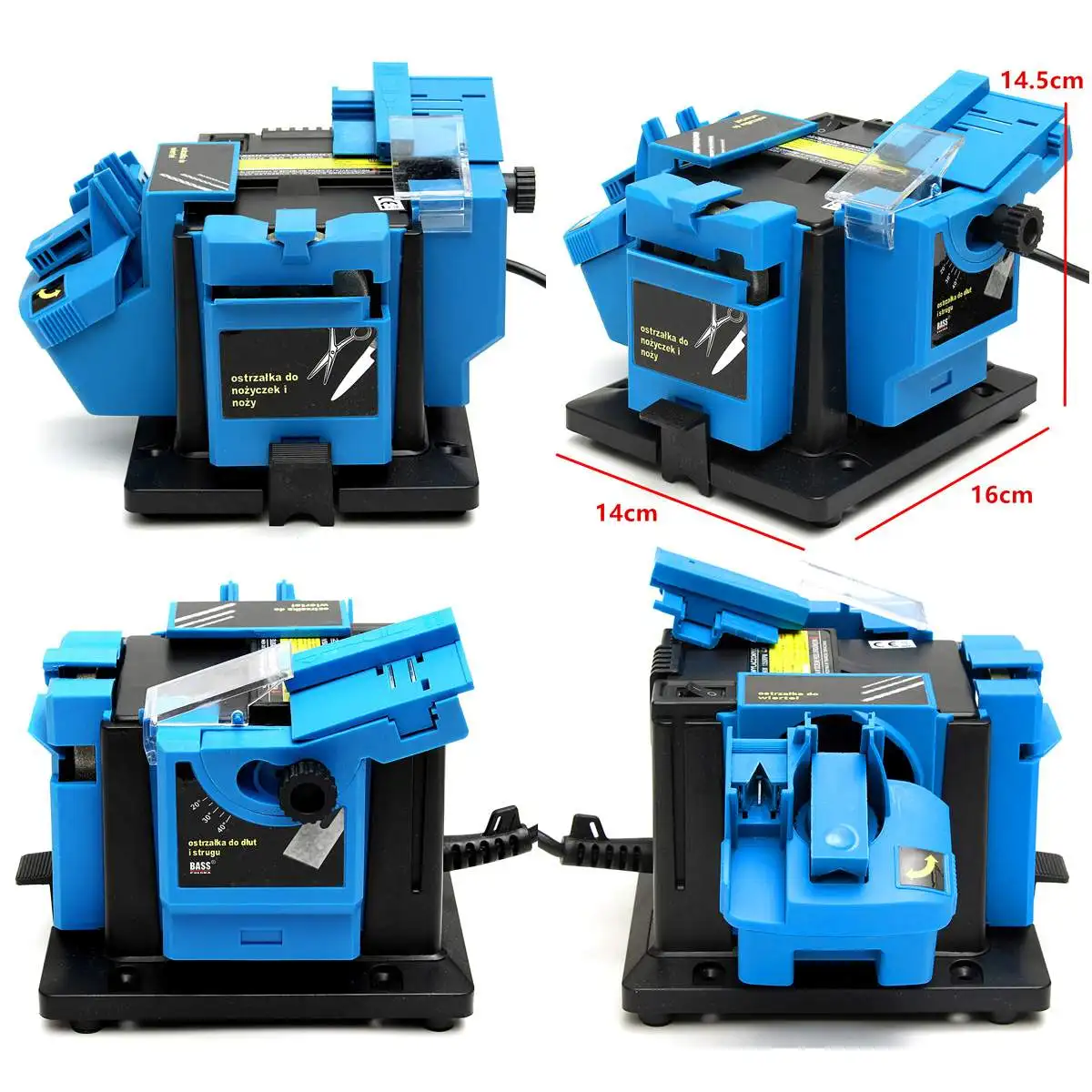  Multifunction Electric Sharpener Drills Sharpening Knife & Scissor Sharpener Machine Power Househol