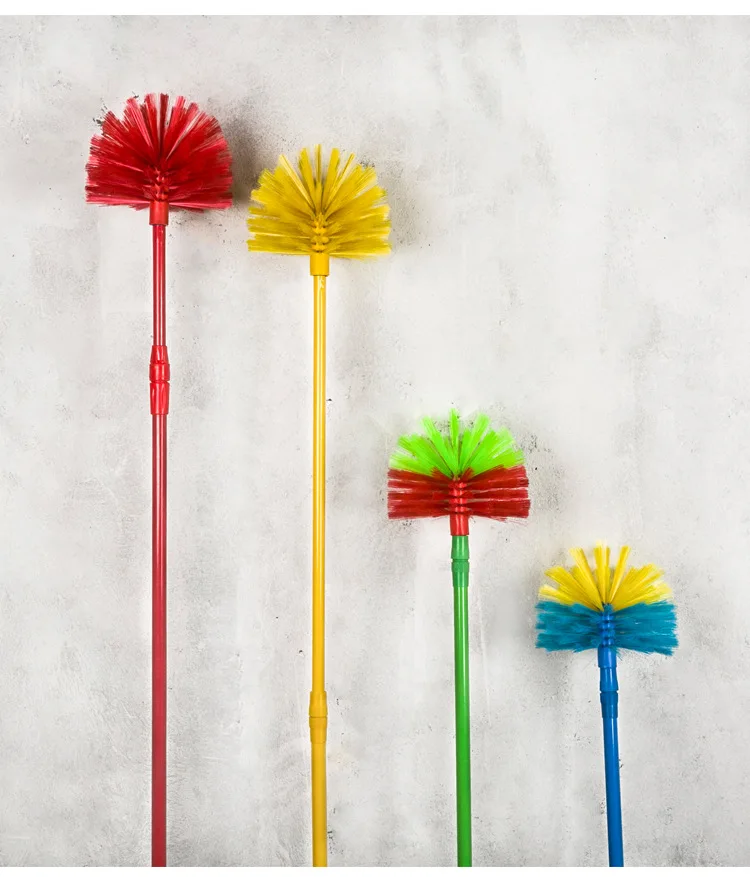 Expansion Link Ceiling Scan round Ball Ceiling Scrubbing Brush Dust Broom Spider Web Brush Cleaning Health Altitude Brush