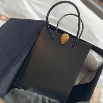 

Snake Head Bag 2020 New Female Small Bag Simple Shopping Bag Handbag Black Tote Bag Handbags Women Bags Designer Handbags