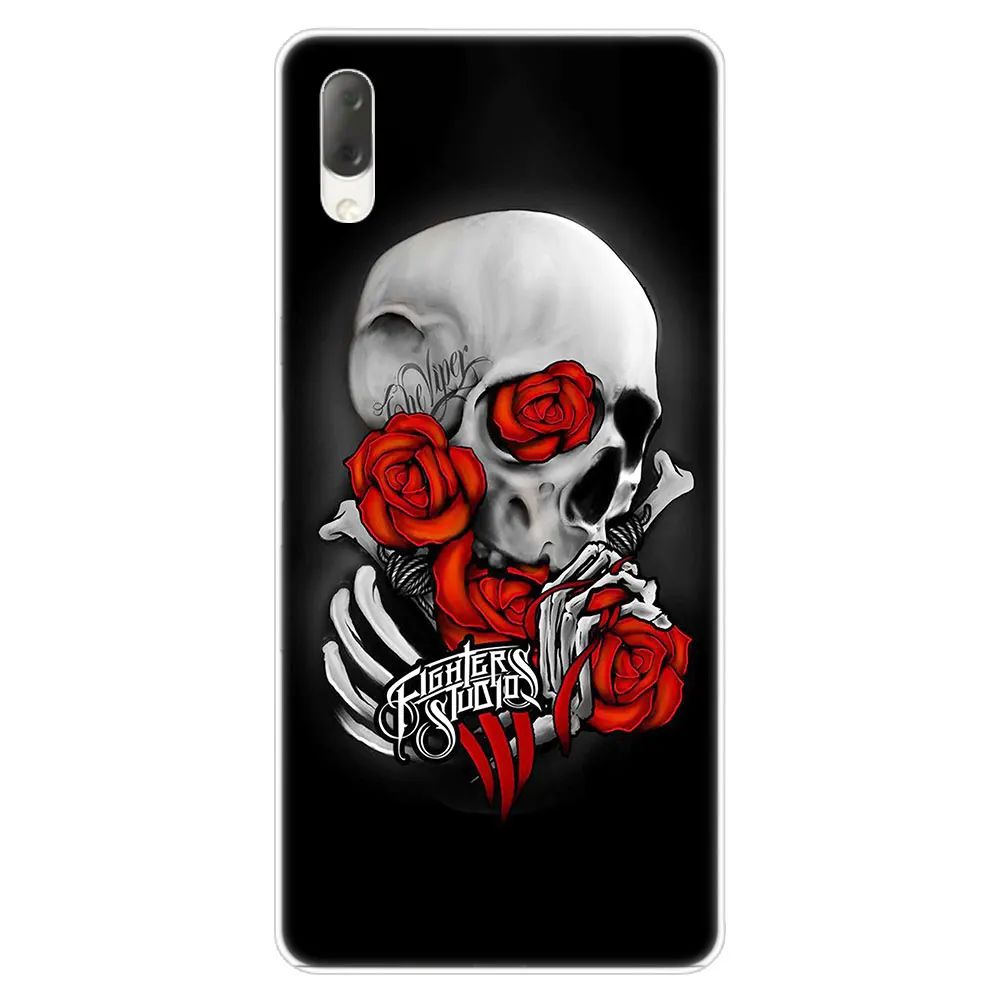 Череп Мода жесткий чехол для Sony Xperia L1 L2 L3 X XA XA1 XA2 XA3 ультра 10 плюс E5 XZ XZ1 XZ2 компактный XZ3 XZ5 2 20 крышка