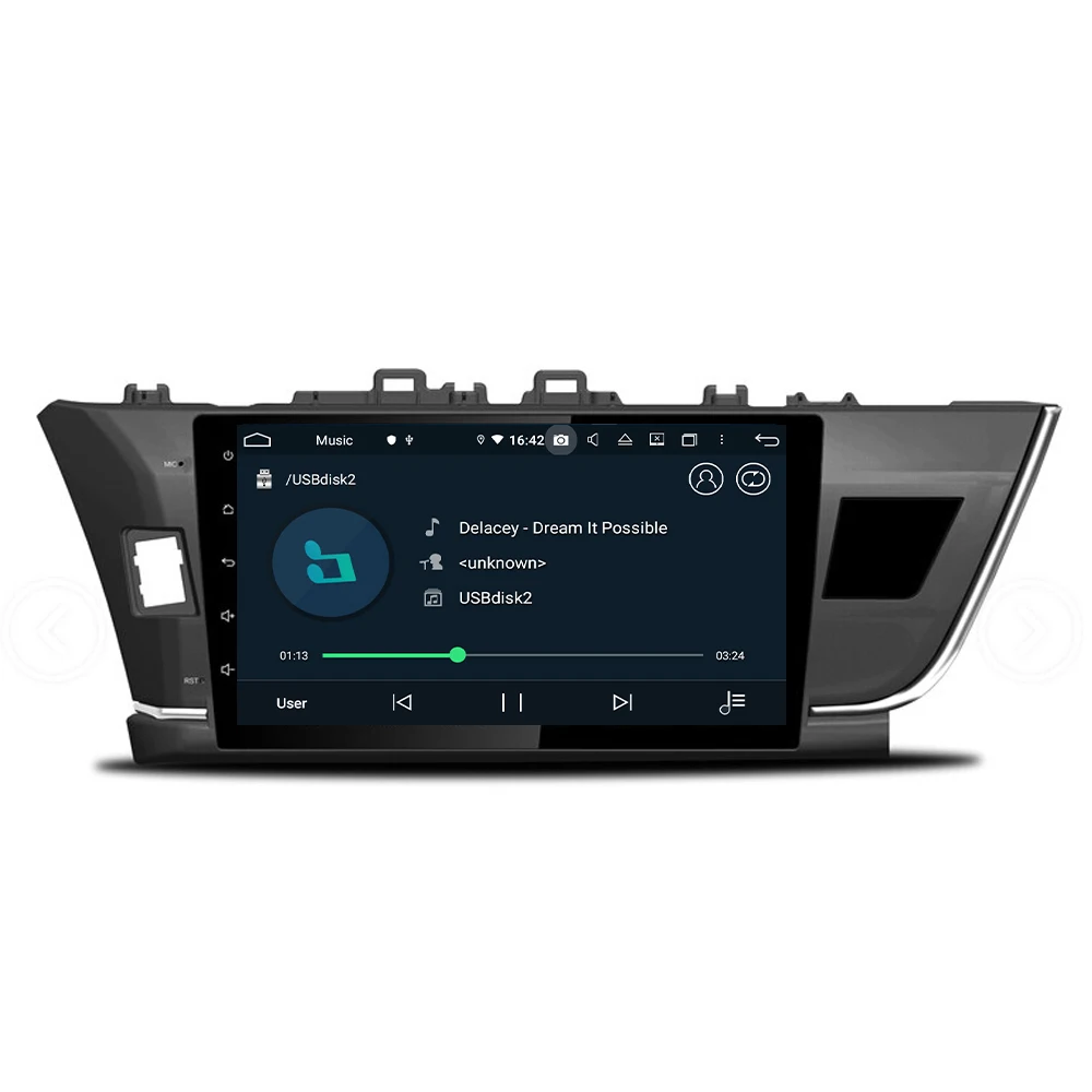 " Android 9,0 Автомобильный мультимедийный плеер стерео для Toyota COROLLA- Тайвань Версия навигации головное устройство радио DSP 2.5D+ ips