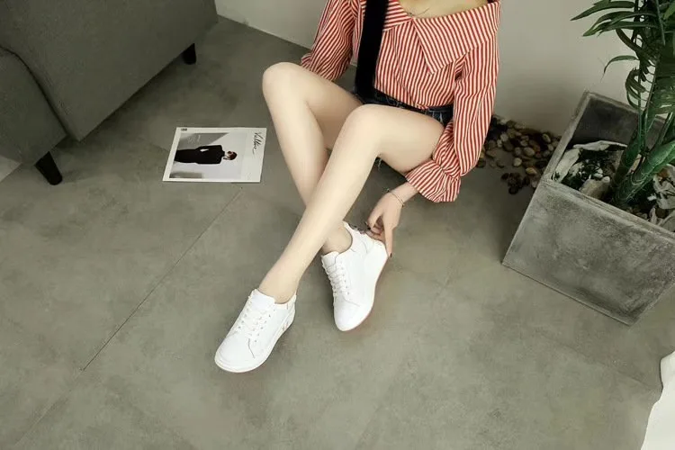 

Women's round-Toe Cowhide Women's Casual Shoes Lace up Front Loafers Shock Absorption Low Heel WOMEN'S Shoes