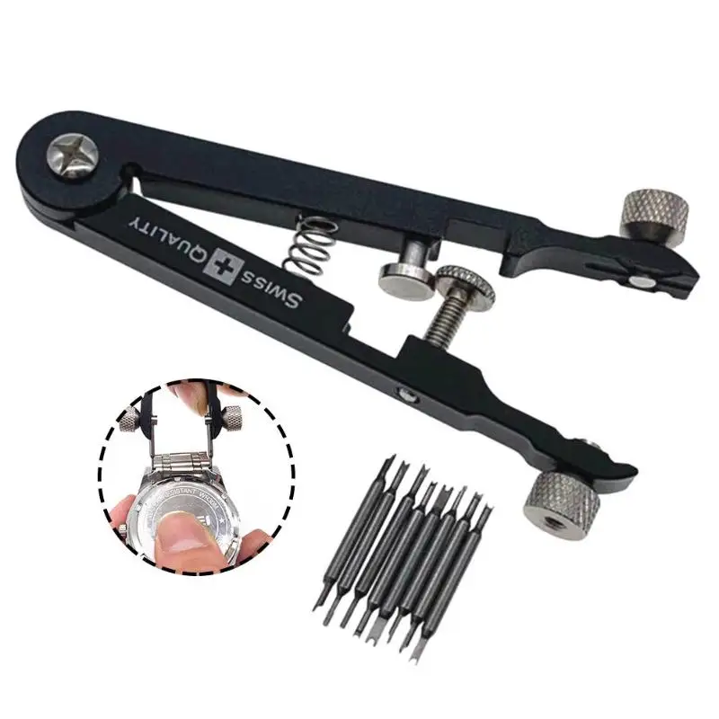 Часы щипцы для браслета для ремонта часов сплава ремешки для часов удаление инструмент Стандартный удалитель пружинных механизмов комплект с 8 t бреющая головка