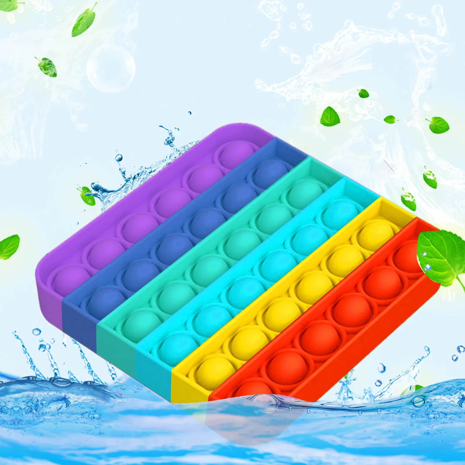 Fitget-Toys Sensory-Toy Autism Fidget Needs-Stress Pop-It-Game Push Bubble Reliever Popoit