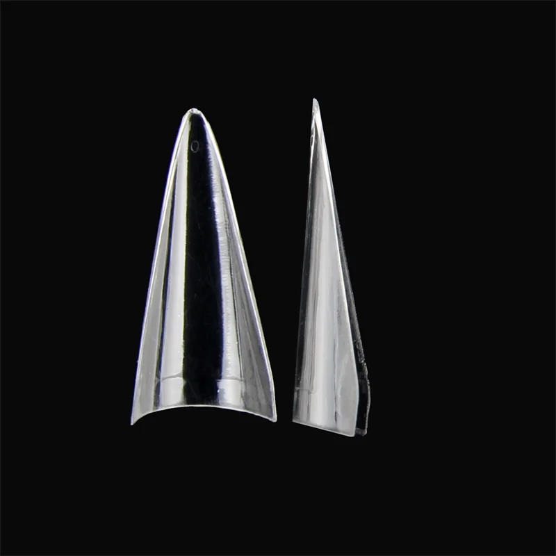 

500pcs Half Cover False Nails Stiletto Short Tapered Fake Nail Pointy Artificial Nail Art Tips Salon Manicure Supply NDK-BT-P30