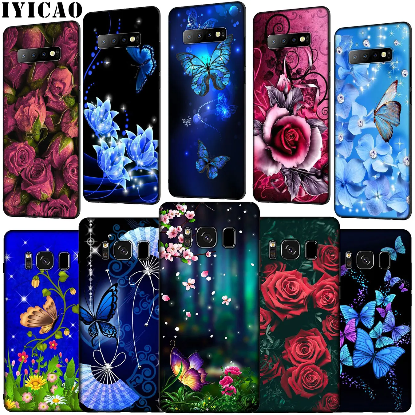 IYICAO роскошный мягкий чехол для телефона Samsung Galaxy S20 Ultra S10 Lite S9 S8 Plus S6 S7 Edge S10e |