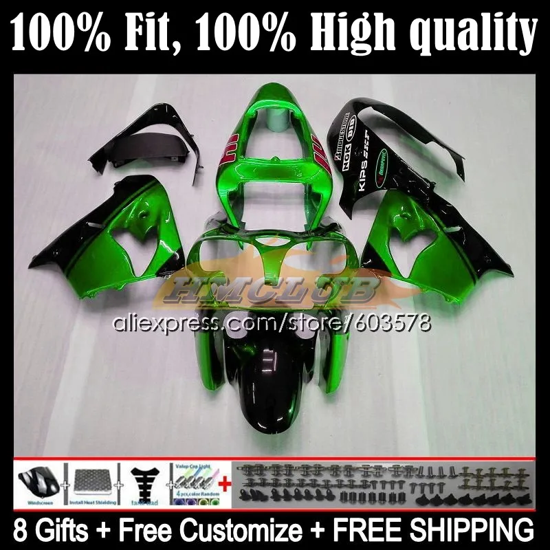 OEM Корпус для KAWASAKI NINJA ZX9 ZX 9R 9 R 900CC ZX9R 02 03 119CL.51 ZX900 900 CC ZX-9R 2002 2003 инъекция обтекатель