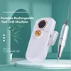 2022 Portable Rechargeable Nail Drill Machine 35000RPM Manicure Machine Electric Nail File Nail Art Tools Set for Nail Drill bit 1