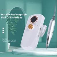 2022 Portable Rechargeable Nail Drill Machine 35000RPM Manicure Machine Electric Nail File Nail Art Tools Set for Nail Drill bit 1