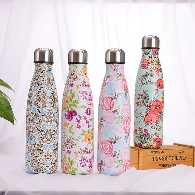 US $14.52 Insulated Stainless Steel Bottle Bowling Sports Bottle Vacuum Coke Bottle Glass Gift