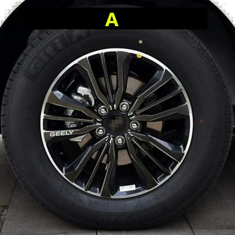Для Geely Emgrand X7 EmgrarandX7, EX7, FC SUV, Vision X6, NL4, автомобильная наклейка для колес - Название цвета: A