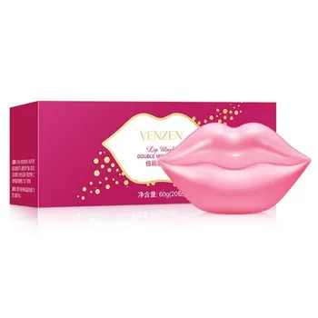 

20pcs Crystal Collagen Lip Mask Pads Moisture Essence Anti Ageing Wrinkle Patch Pad Gel Full Lips Enhancer Lip Care Film