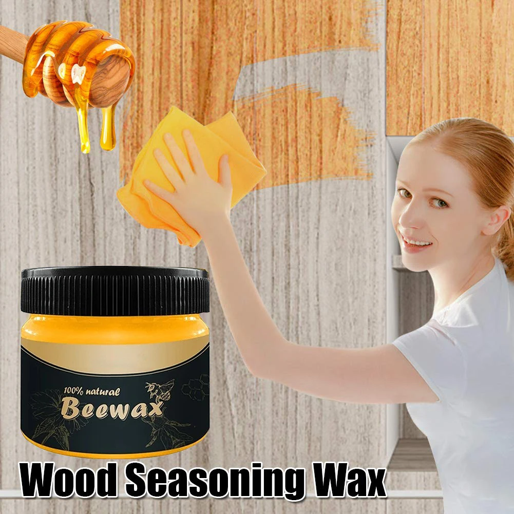 Fast delivery Organic Natural Wax Wood Seasoning Beeswax Furniture Care Beeswax home garden laminate flooring Cleaning Tools
